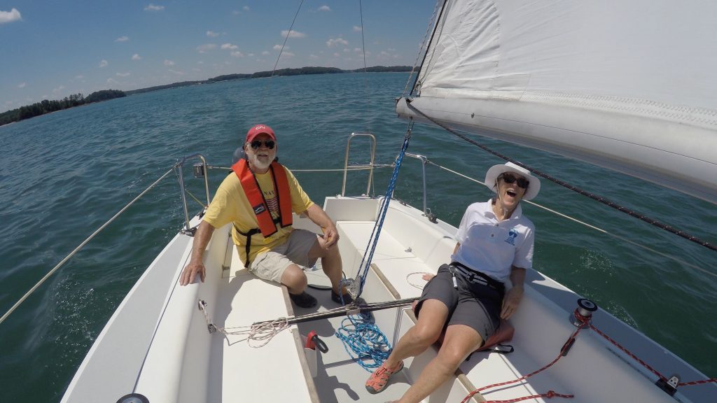 John & Marla (on boat) – 2 | Lanier Sailing Academy